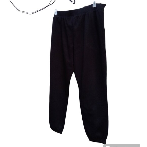 Time and Tru black fleece joggers sz XXL 20 NEW (#2) - Picture 6 of 14